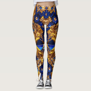 Kopplingar med Sverige Färg Leggings
