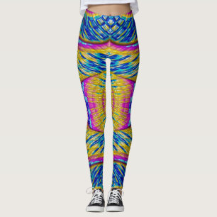 Kopplingar ~ rosa blue gult ~ Original Leggings