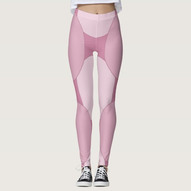 Kopplingar - skuggade cirklar leggings (Framsida)