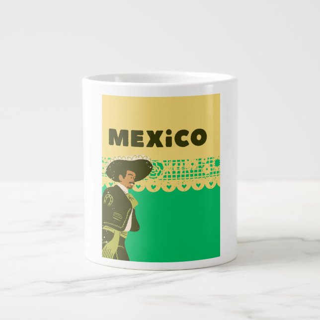 Koppskaft kaffeprov mexiko jumbo mugg (Framsidan)