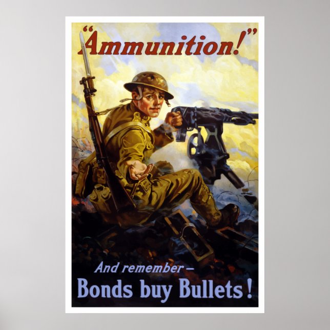 Köppunkter för obligationer - WWI Poster (Framsidan)