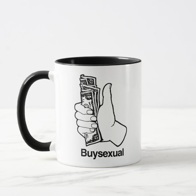Köpsexuell Mugg (Vänster)