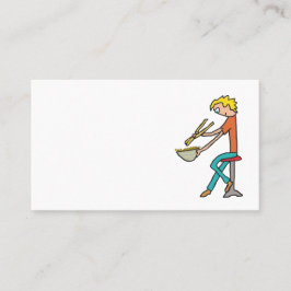 Kopsticks och nudlar visitkort