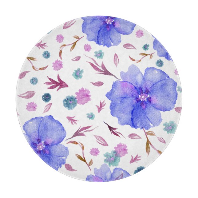 Köptavla för vattenfärgning - Konstnärlig Blommigt (Framsidan)