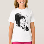 Köpte mitt-Slicka T Shirt<br><div class="desc">Grafikkonturerna fryser den delade tvåsekunderskursen tunga med elegant. Minimal linjer, maximal karaktär - en bärkraftig blinkning för människor som får hundar.</div>