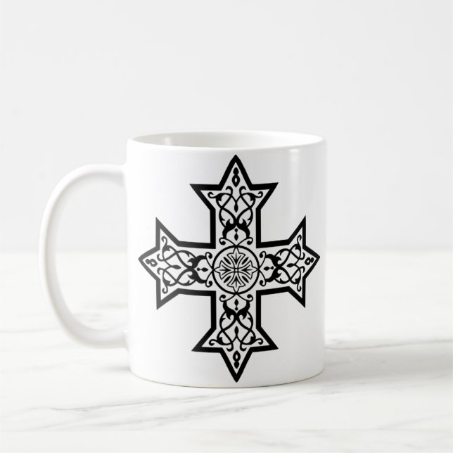 Koptiska korset kaffemugg (Vänster)