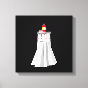 Kopu Lighthouse Canvastryck