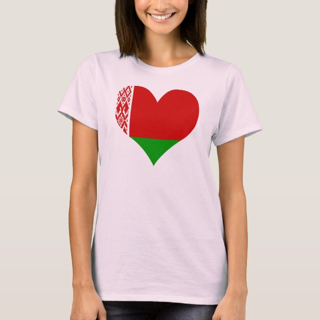 KöpVitryssland flagga T Shirt (Framsida)
