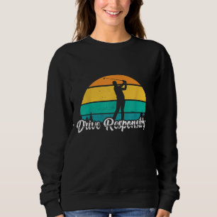 Kör ansvarsfullt sunt Golf Player Shot Golfing H T Shirt