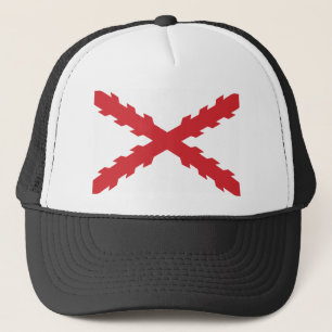 Kor av den Burgundy flagga Keps
