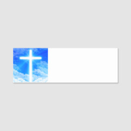 Kor av den ljusa kristen för Jesus Namnbricka