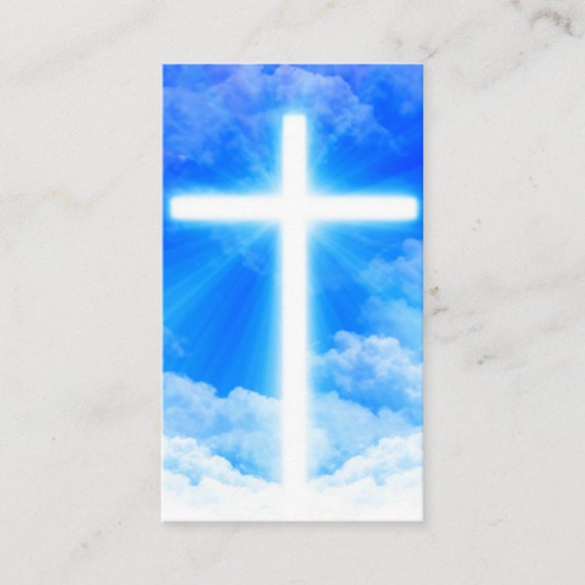 Kor av den ljusa kristen för Jesus Rabattkort (Framsida)