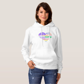 Kör av jordens ordmoln färg t shirt