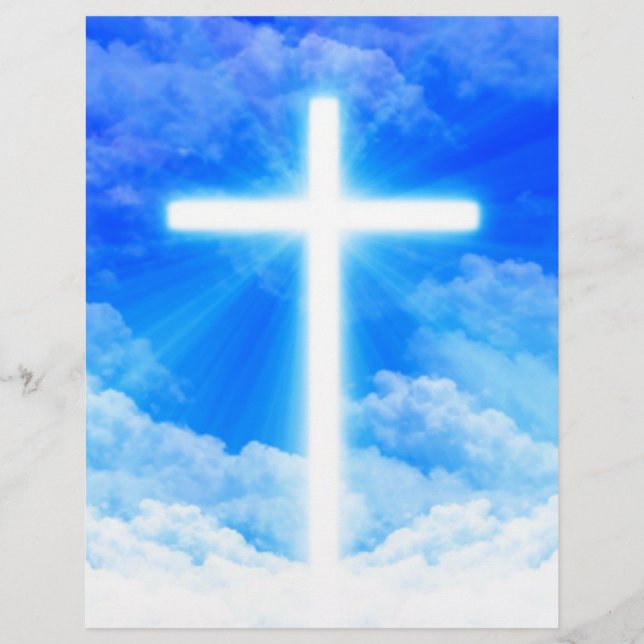 Kor av Light Jesus Kristus Anpassade Christian Brevhuvud (Framsida)
