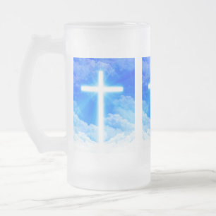 Kor av Light Jesus Kristus Anpassade Christian Frostat Ölglas