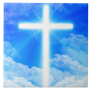 Kor av Light Jesus Kristus Anpassade Christian Kakelplatta