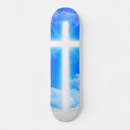 Kor av Light Jesus Kristus Anpassade Christian Mini Skateboard Bräda 18,5 Cm