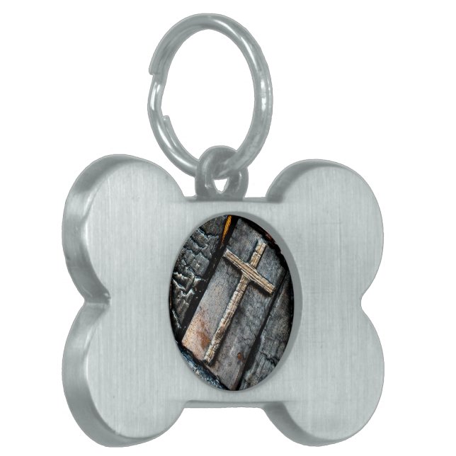 Kor av skydd namnbricka husdjur (Vänstra Framsidan)