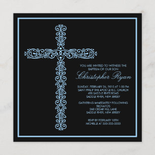 Kor-baptism - klämmande posterbaptism inbjudningar