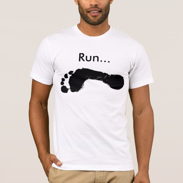 Kör barfota tee (Framsida)