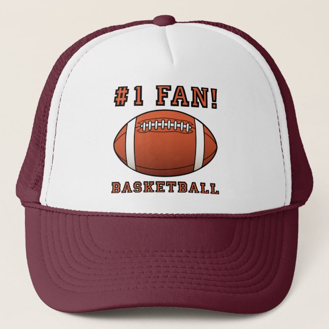 Kör Basket Fan Inte Rollig Boll Keps Hatt (Framsida)