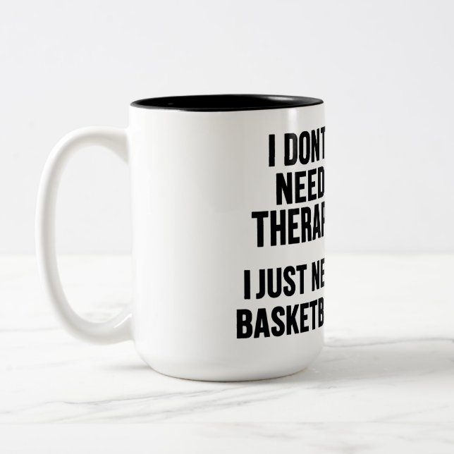 Kör basketterapisesion nu Två-Tonad mugg (Vänster)