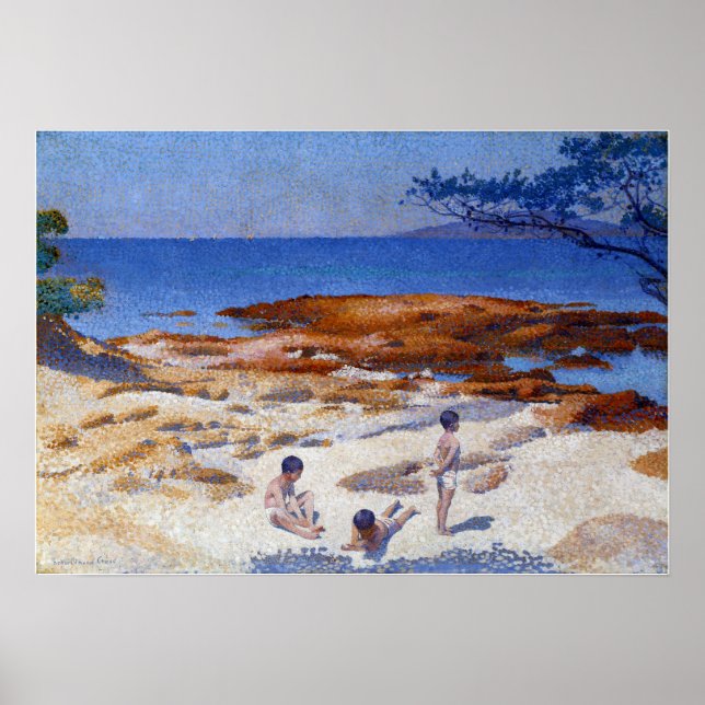 Kor - Beach vid Cabasson Poster (Framsidan)