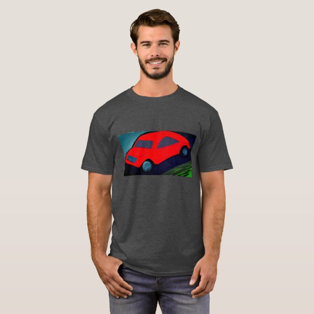 kör bil t shirt (Hel framsida)