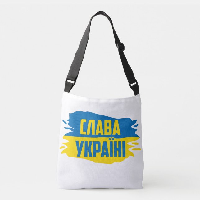 Kor Body Bag Slava Ukrainini, Glory to Ukraina Axelväska (Framsida)
