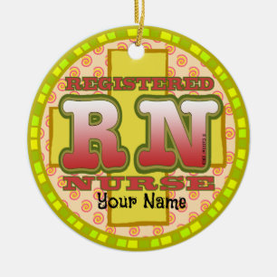 Kor Brev RN Nurse ornament