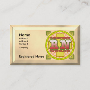 Kor Brev RN Nurse Visitkort