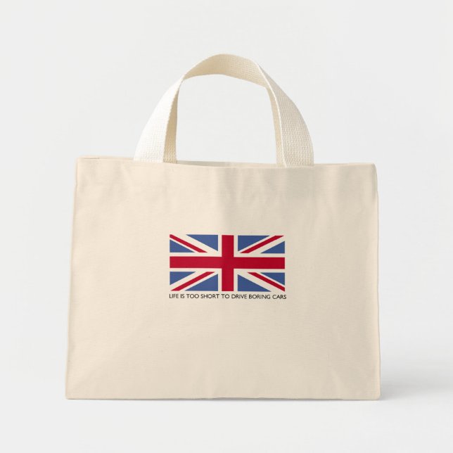 Kör British Tote Bag Mini Tygkasse (Framsidan)