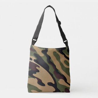 Kor-brödtext för Camo Print Tote Bag Axelväska