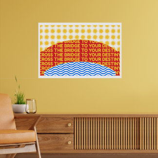 Kor bryggan till din murkonst poster