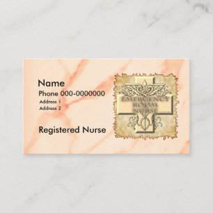 Kor Caduceus ER Nurse Visitkort