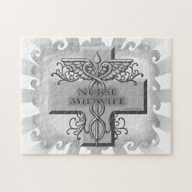 Kor Caduceus Nurse Midfru Pussel (Horisontell)