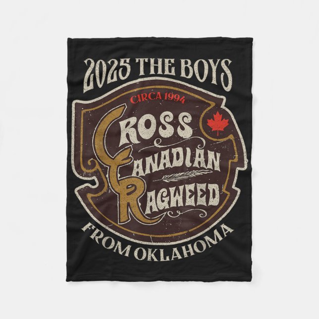Kor Canadian Ragweed Boys from Oklahoma Conc Fleecefilt (Framsidan)