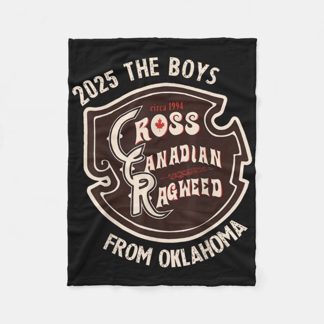 Kor Canadian Ragweed Boys from Oklahoma Conc Fleecefilt (Framsidan)
