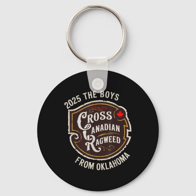 Kor Canadian Ragweed Boys from Oklahoma Conc Nyckelring (Framsida)