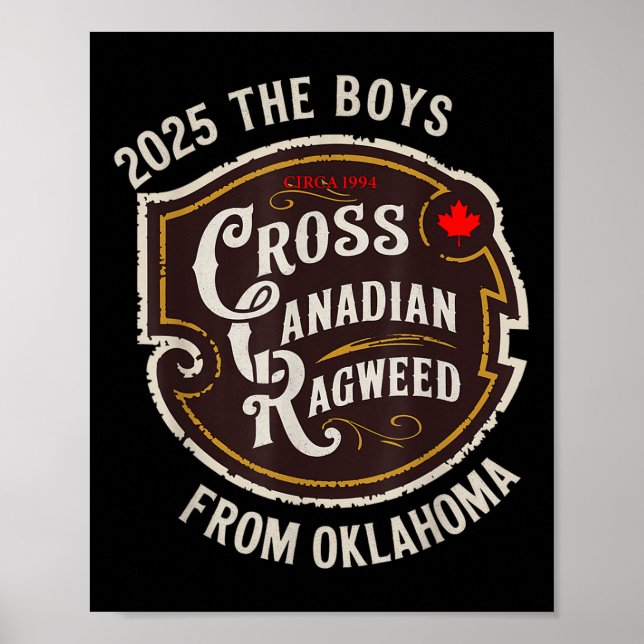 Kor Canadian Ragweed Boys from Oklahoma Conc Poster (Framsidan)