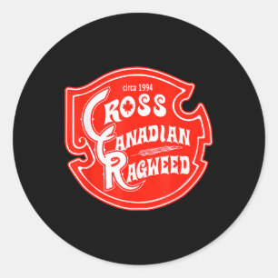 Kor Canadian Ragweed Runt Klistermärke