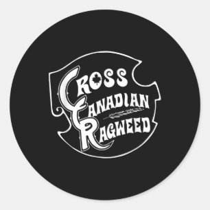 Kor Canadian Ragweed Vintage Runt Klistermärke