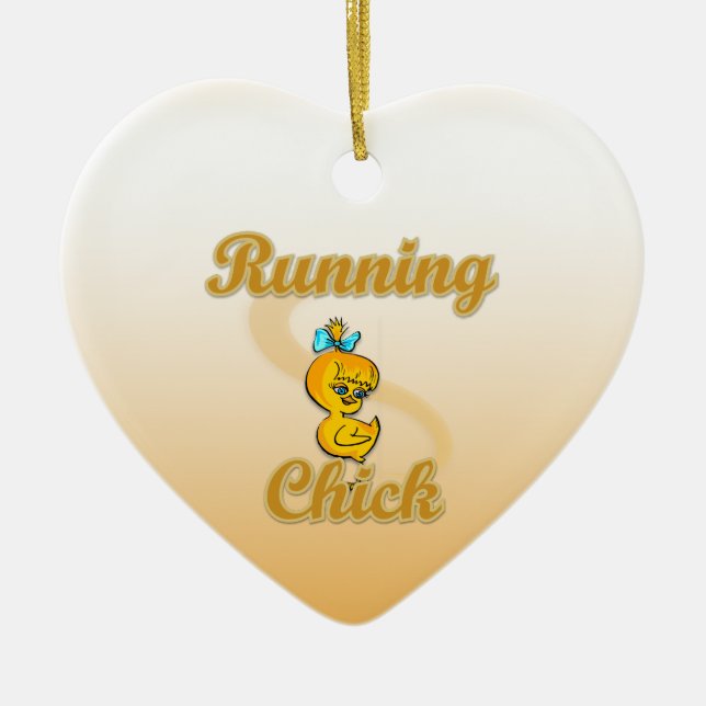 Kör Chick Julgransprydnad Keramik (Framsidan)