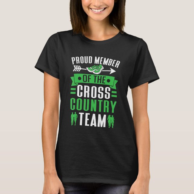 Kör Crosst country team för Springer T Shirt (Framsida)