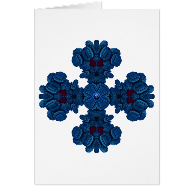 Kor Cube Stack Hälsningskort (Framsidan)