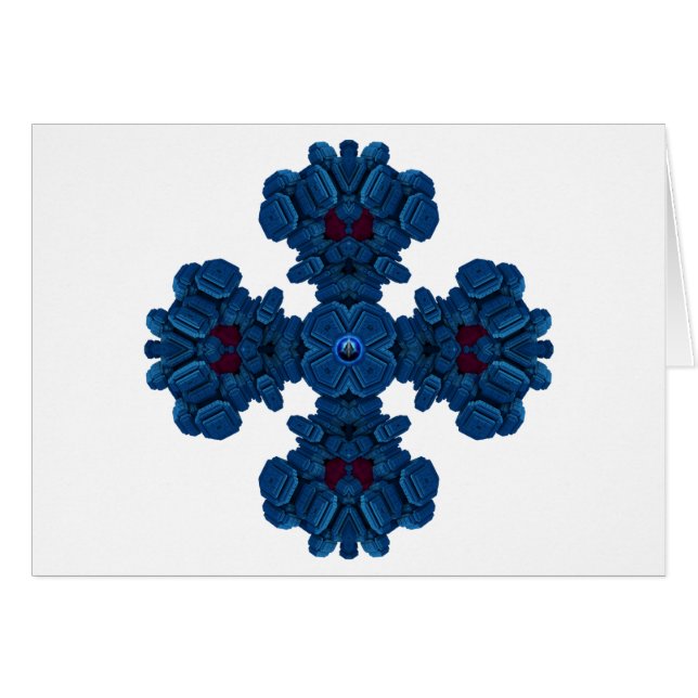 Kor Cube Stack Hälsningskort (Framsidan Horizontal)