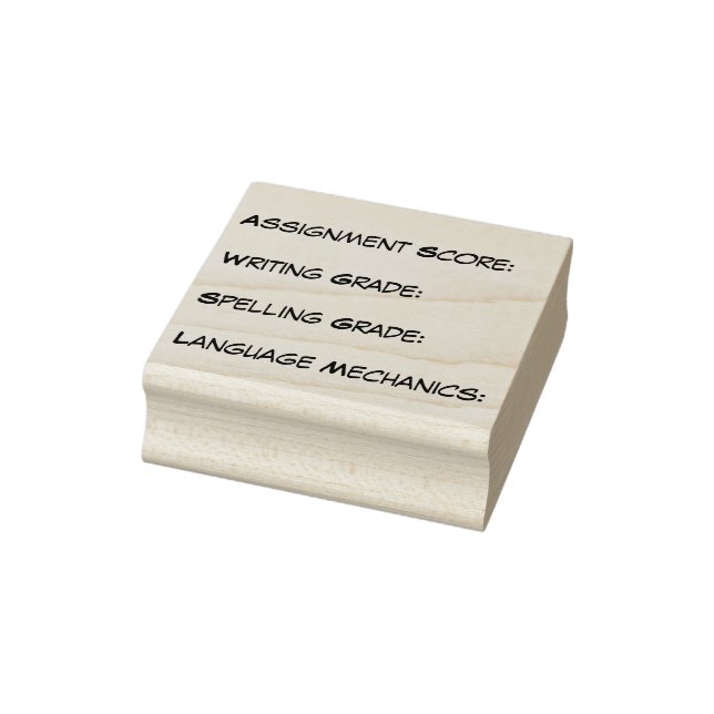 Kor-Curriculum Grading Frimärke Stämpel (Stämpel)