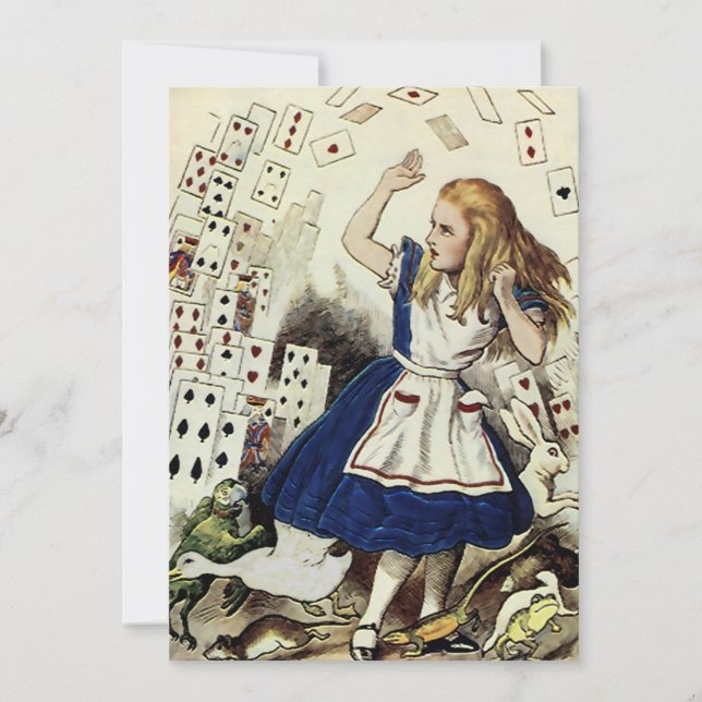 Kör den Alice springan! ~-inbjudningar Inbjudningar (Framsida)