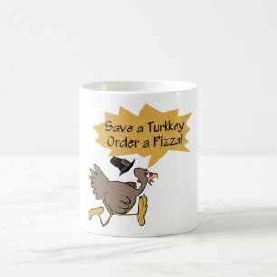 Kör den Away Turkiet thanksgivingskjortan Kaffemugg