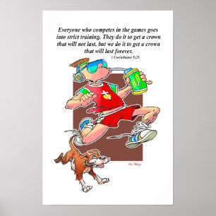 Kör den bra tävlingen poster